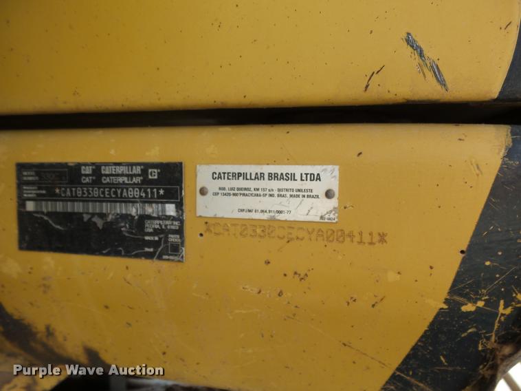 image for item DB0086 2004 Caterpillar 330C L excavator