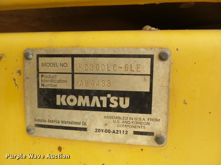 image for item DB0090 2000 Komatsu PC300LC-6LE excavator