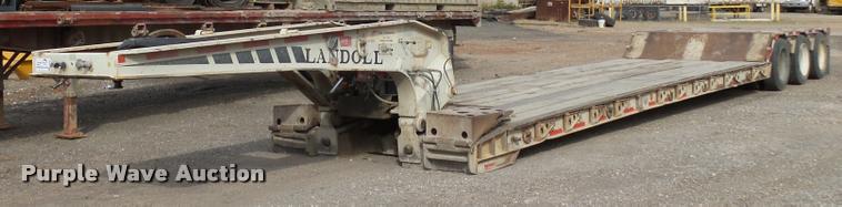 image for item DB0093 1993 Landoll 50T lowboy equipment trailer