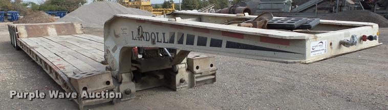 image for item DB0093 1993 Landoll 50T lowboy equipment trailer