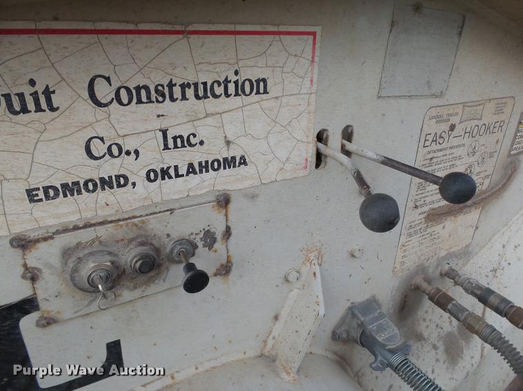 image for item DB0093 1993 Landoll 50T lowboy equipment trailer