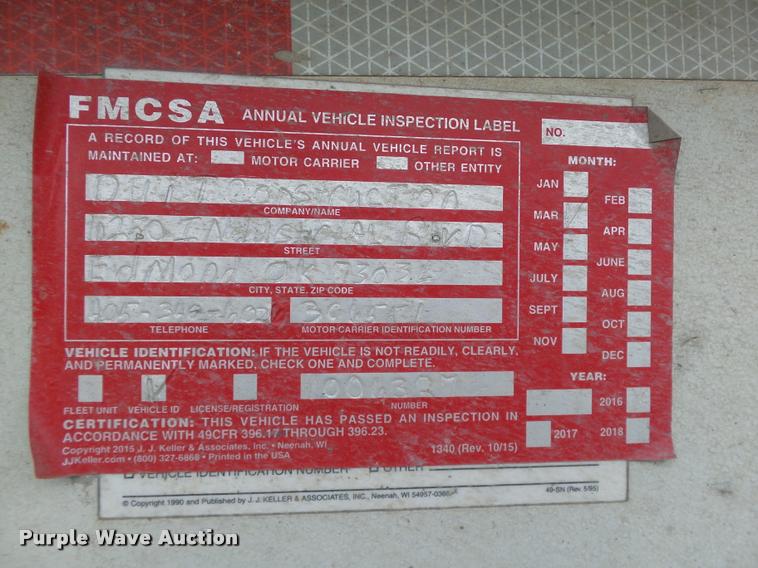 image for item DB0093 1993 Landoll 50T lowboy equipment trailer