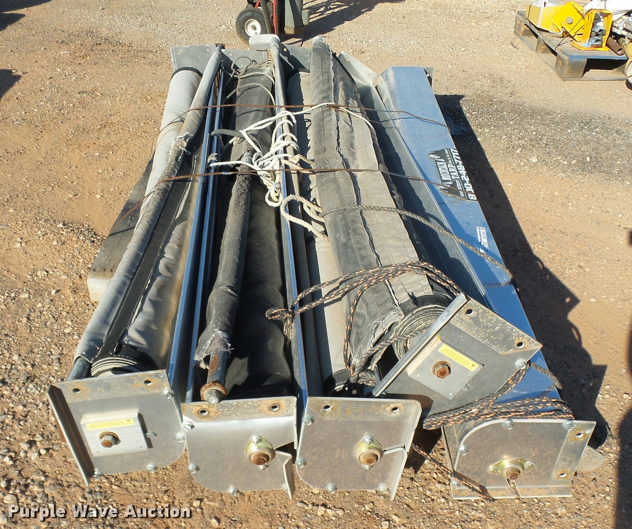 (5) Mountain Tarp rollover trailer tarps in Edmond, OK Item BU9794 sold Purple Wave