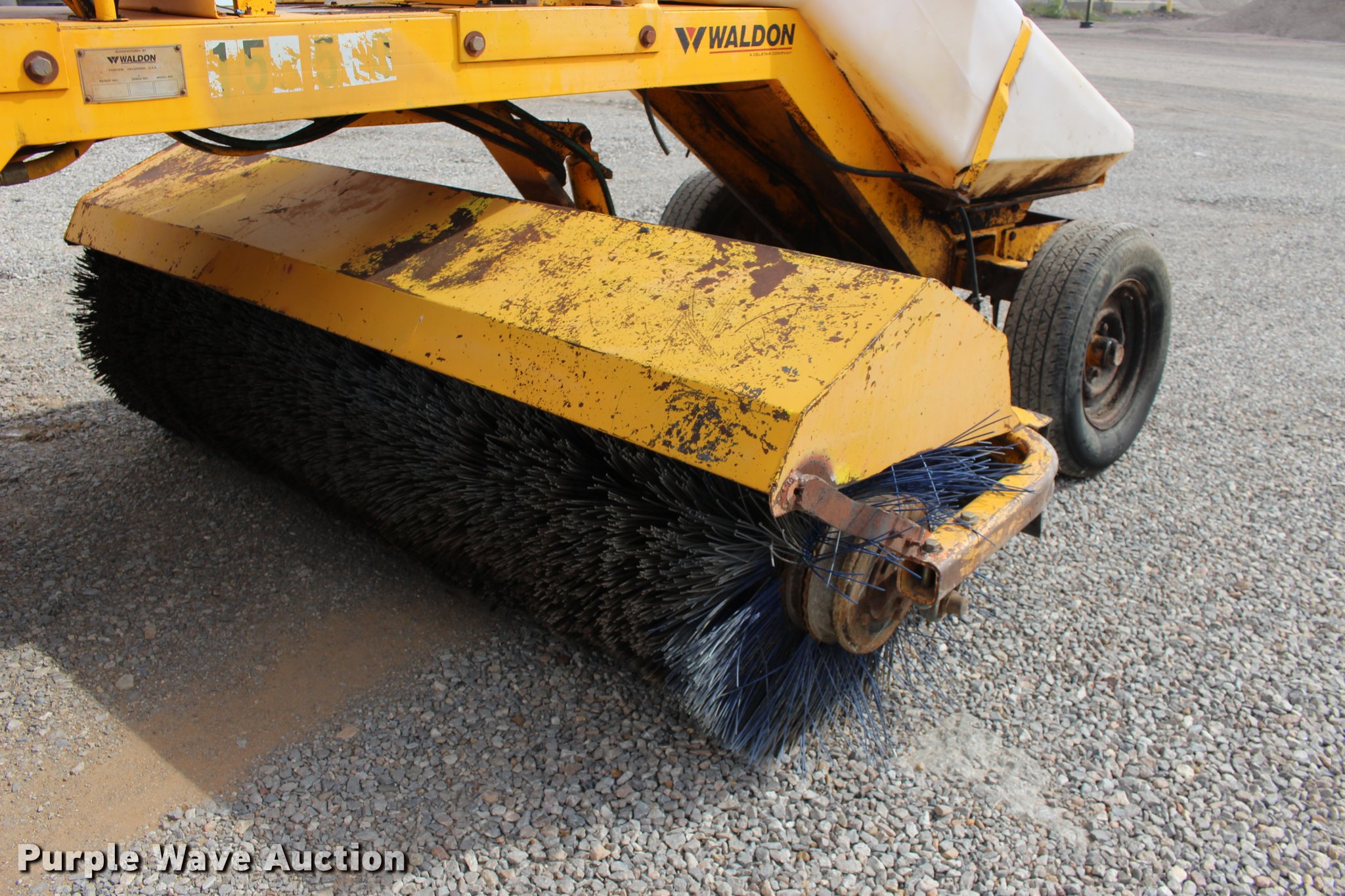 Waldon Sweepmaster 250 broom in Edmond, OK Item DB0018 sold Purple Wave