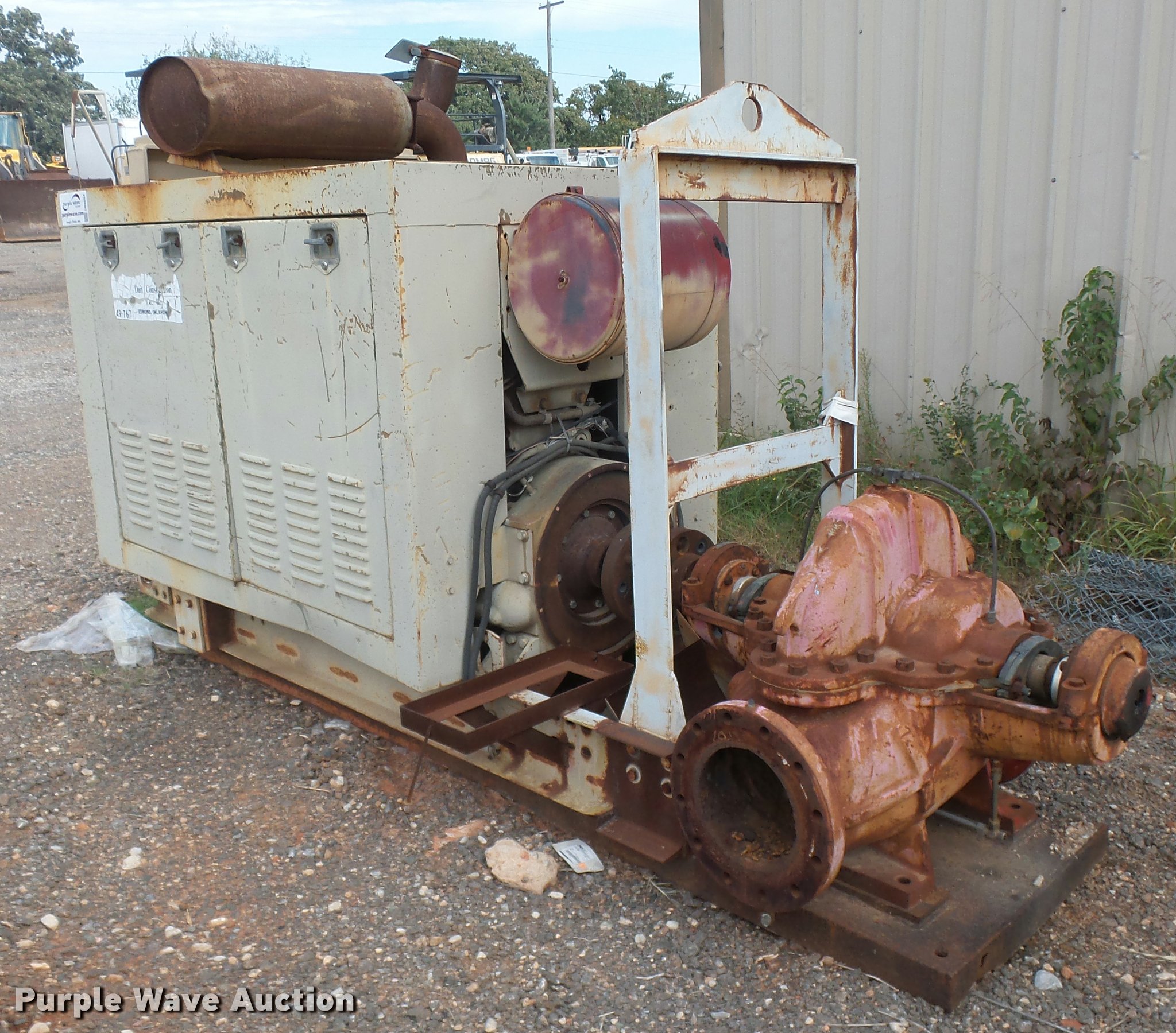 1996 Patterson pump set in Edmond, OK Item DB0094 sold Purple Wave