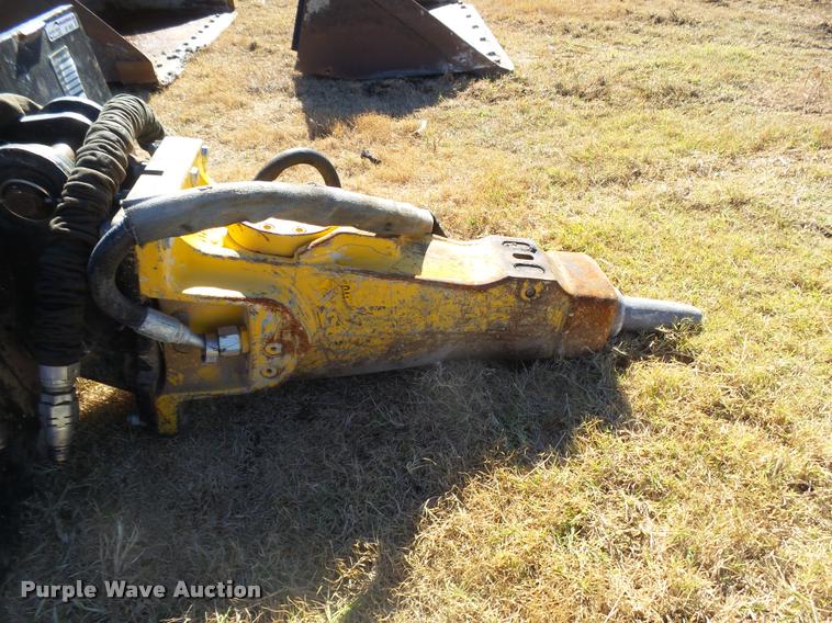 image for item BY9626 B&D Fabricators V1027 quick tach frame with Atlas Copco 220 concrete breaker