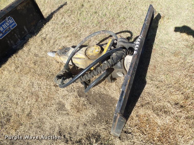 image for item BY9629 B&D Fabricators V1027 quick tach frame with Atlas Copco 220 concrete breaker