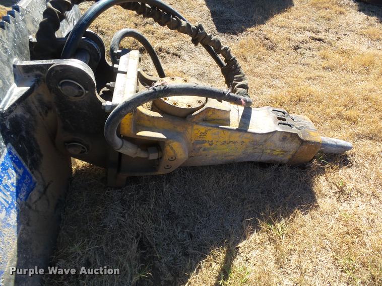 image for item BY9629 B&D Fabricators V1027 quick tach frame with Atlas Copco 220 concrete breaker