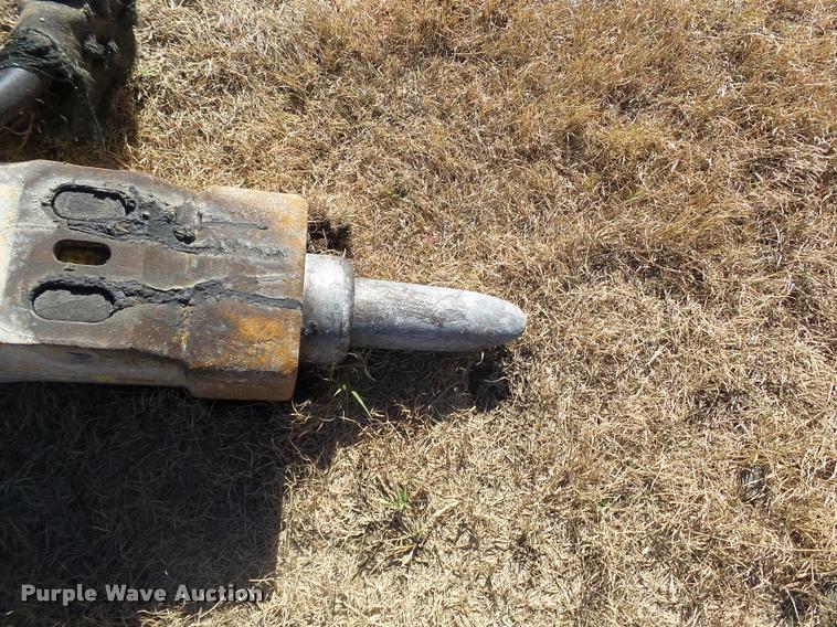 image for item BY9629 B&D Fabricators V1027 quick tach frame with Atlas Copco 220 concrete breaker