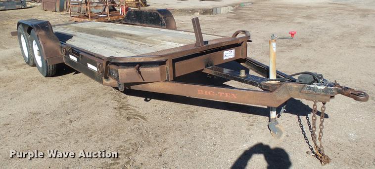 image for item DA4697 1998 Big Tex tilt deck trailer