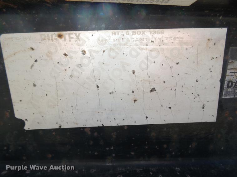 image for item DA4697 1998 Big Tex tilt deck trailer