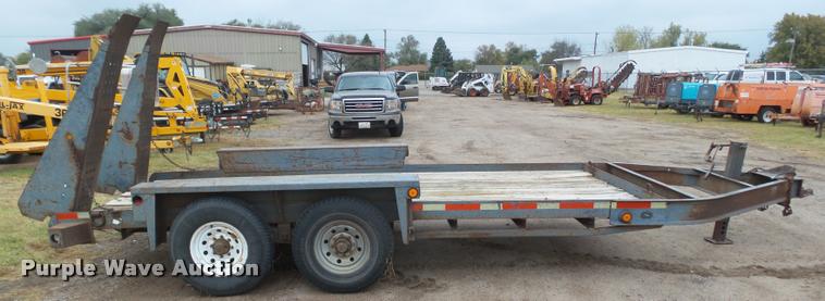 image for item DA4700 2001 Belshe WB12 utility trailer