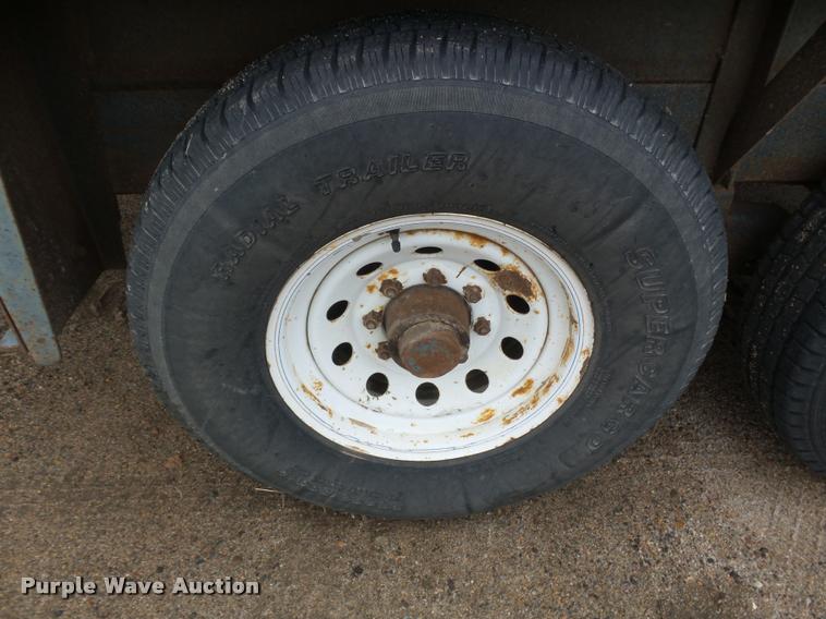 image for item DA4700 2001 Belshe WB12 utility trailer