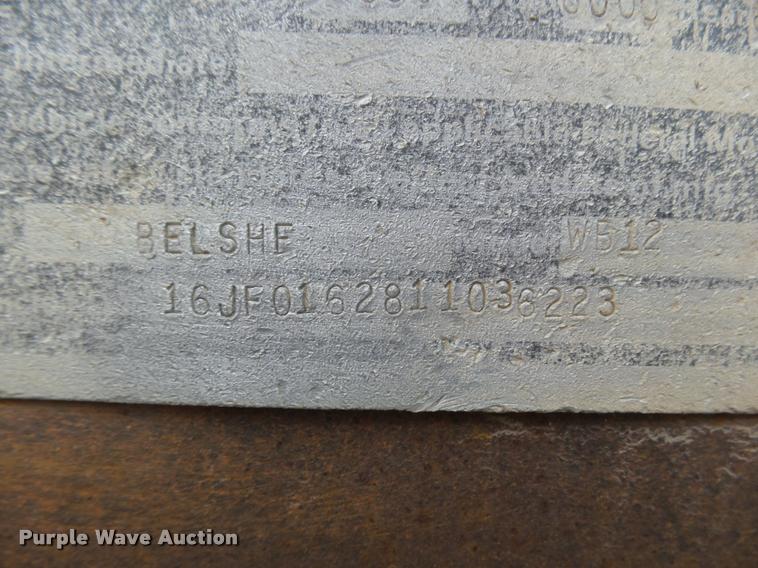 image for item DA4700 2001 Belshe WB12 utility trailer