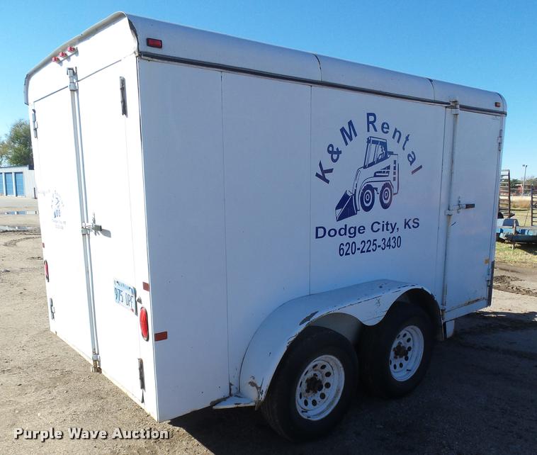 image for item DA4706 2002 Titan enclosed cargo trailer