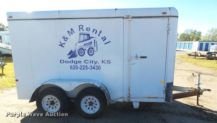 image for item DA4706 2002 Titan enclosed cargo trailer