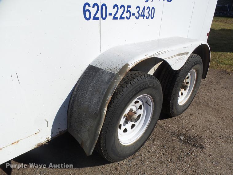 image for item DA4706 2002 Titan enclosed cargo trailer