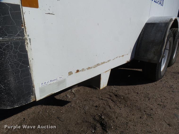 image for item DA4706 2002 Titan enclosed cargo trailer