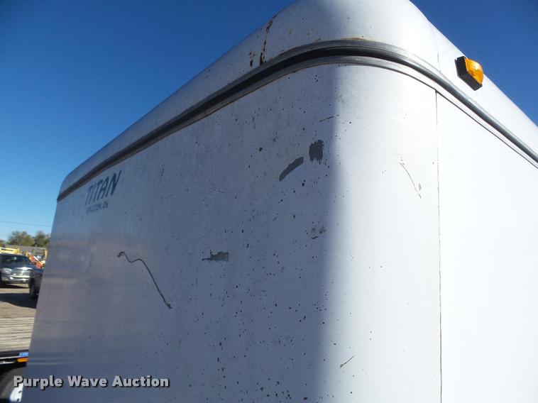 image for item DA4706 2002 Titan enclosed cargo trailer