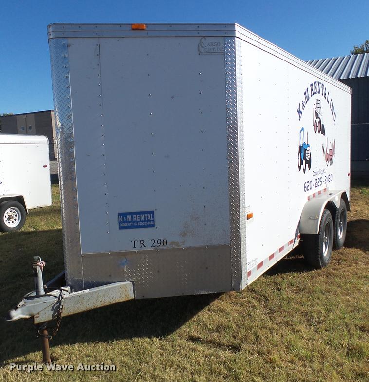 image for item DA4707 2009 Cargo Craft enclosed cargo trailer