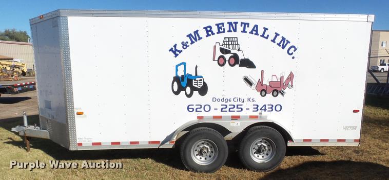 image for item DA4707 2009 Cargo Craft enclosed cargo trailer