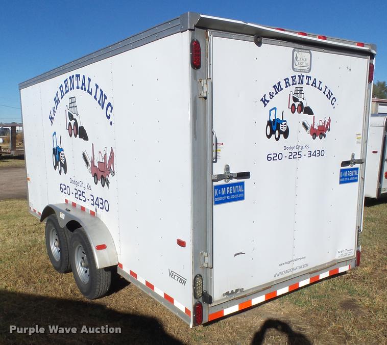 image for item DA4707 2009 Cargo Craft enclosed cargo trailer