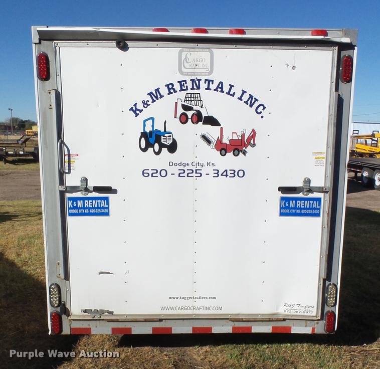 image for item DA4707 2009 Cargo Craft enclosed cargo trailer