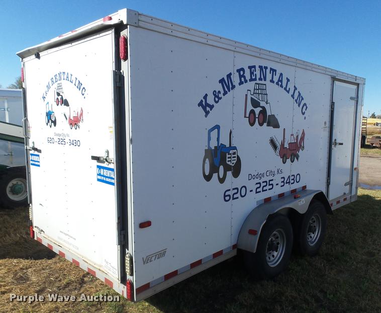 image for item DA4707 2009 Cargo Craft enclosed cargo trailer