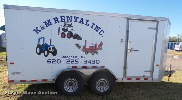 image for item DA4707 2009 Cargo Craft enclosed cargo trailer