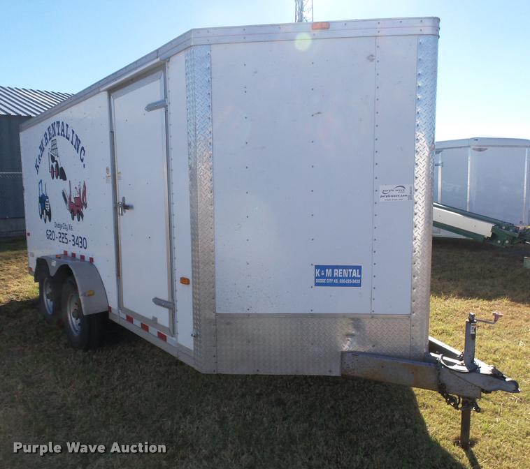 image for item DA4707 2009 Cargo Craft enclosed cargo trailer