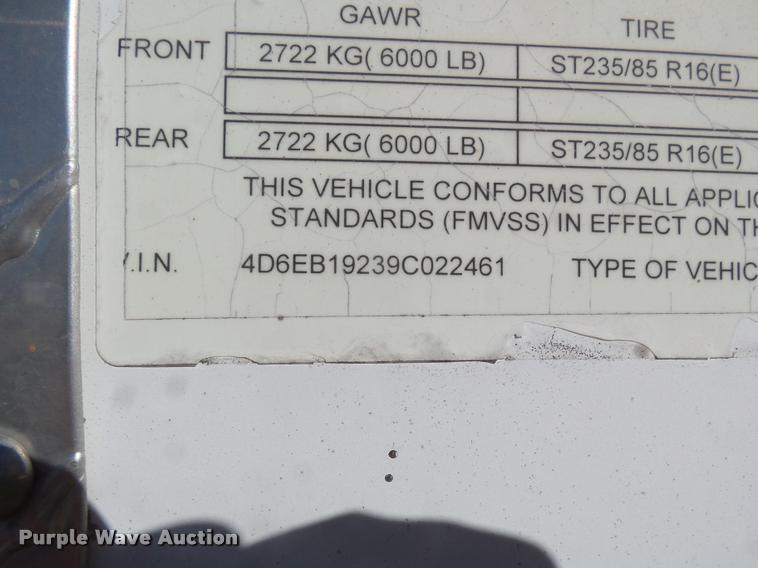 image for item DA4707 2009 Cargo Craft enclosed cargo trailer