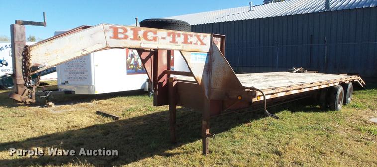 image for item DA4710 1997 Big Tex equipment trailer