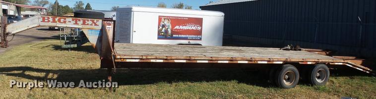 image for item DA4710 1997 Big Tex equipment trailer