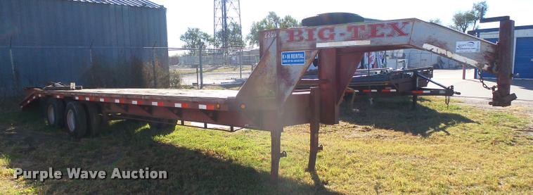 image for item DA4710 1997 Big Tex equipment trailer