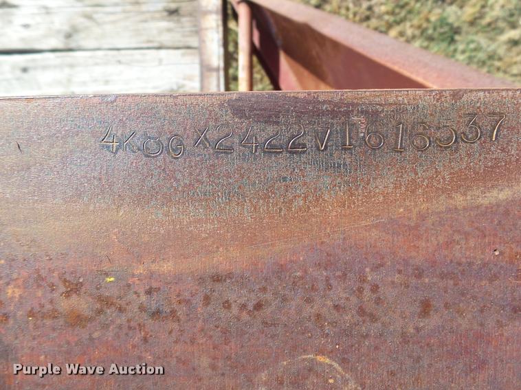 image for item DA4710 1997 Big Tex equipment trailer