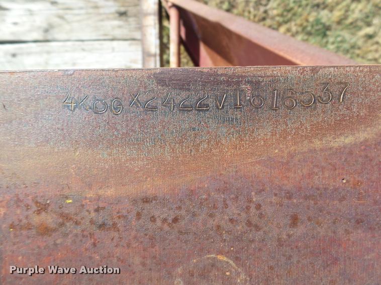 image for item DA4710 1997 Big Tex equipment trailer