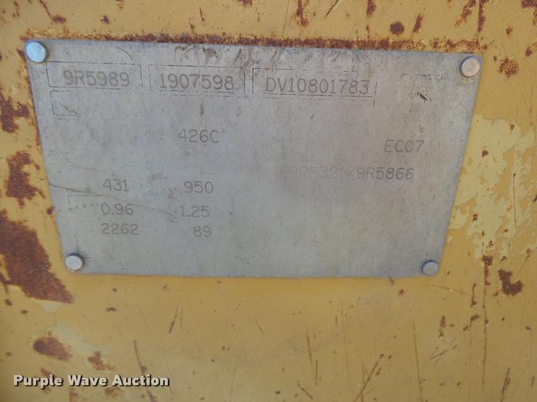 image for item DA4715 2002 Caterpillar 416D backhoe