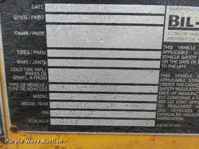 image for item DB1754 2003 Biljax 3632T boom lift