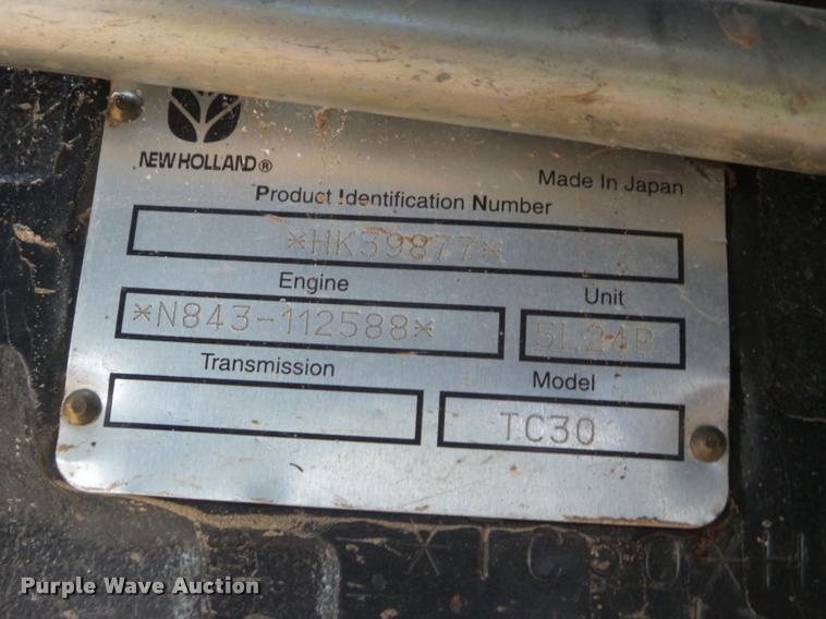 image for item DB3598 New Holland TC30 tractor