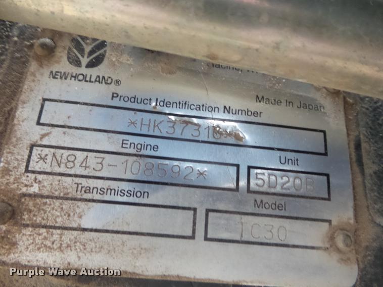 image for item DB3599 New Holland TC30 tractor