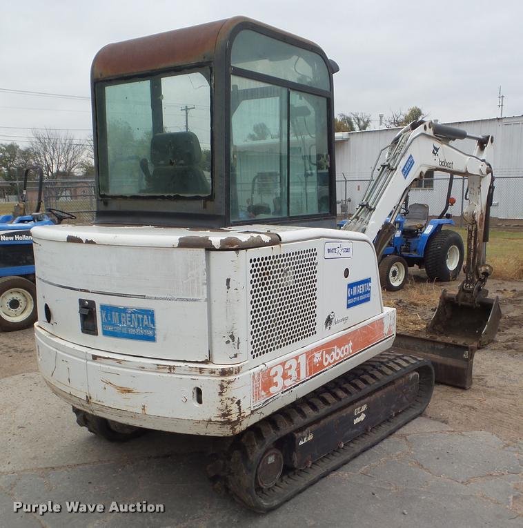 image for item DB3601 2000 Bobcat 331 compact excavator