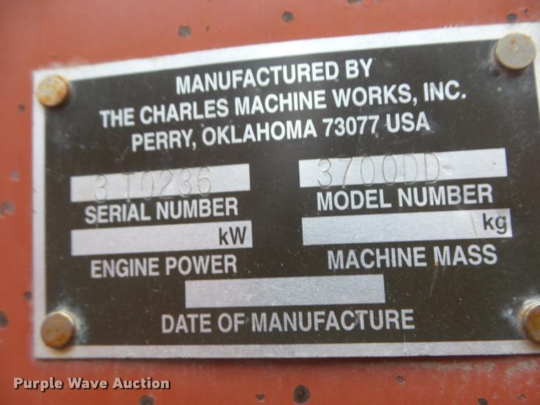 image for item DB3609 Ditch Witch 3700 trencher