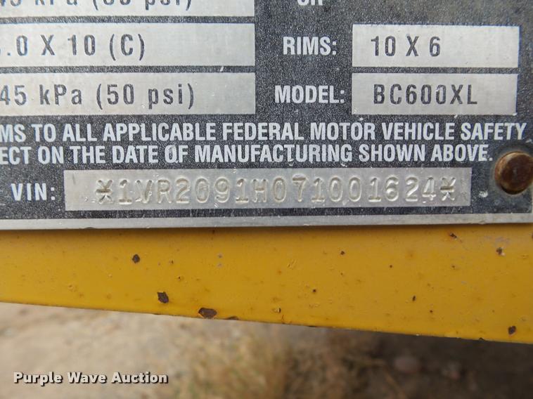 image for item DB3612 2006 Vermeer BC600XL wood chipper