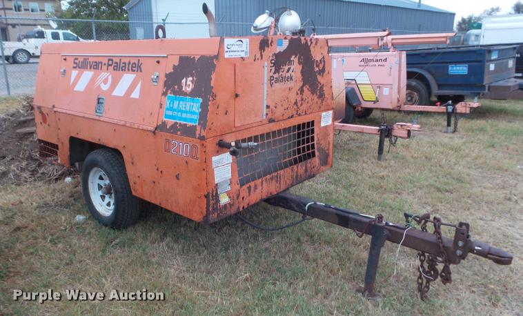 image for item DB3617 2002 Sullivan Palatek D210Q air compressor