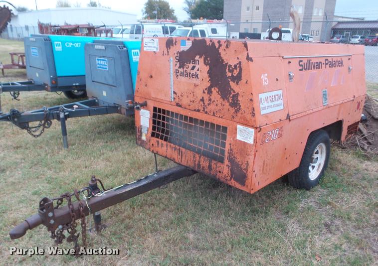 image for item DB3617 2002 Sullivan Palatek D210Q air compressor
