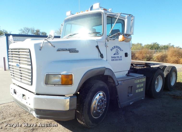 image for item DB3624 1994 Ford LTA9000 Aero Max 106 semi truck