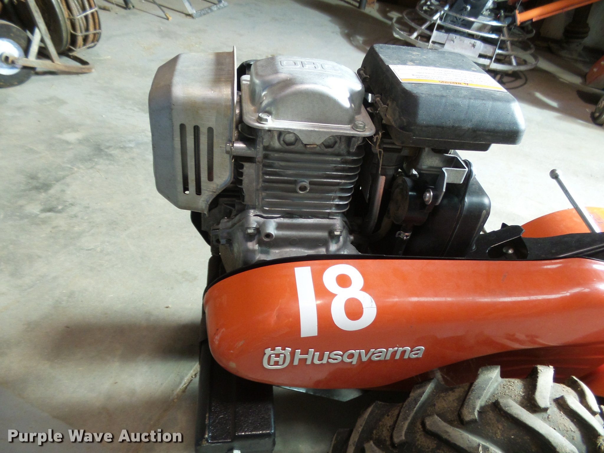 Husqvarna CRT900L tiller in Dodge City, KS Item BY9658 sold Purple Wave