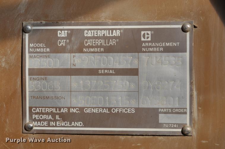 image for item L5048 1993 Caterpillar D350D haul truck