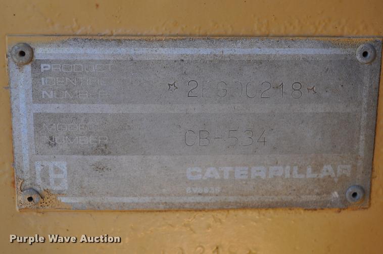 image for item L5050 1990 Caterpillar CB-534 double drum vibratory roller