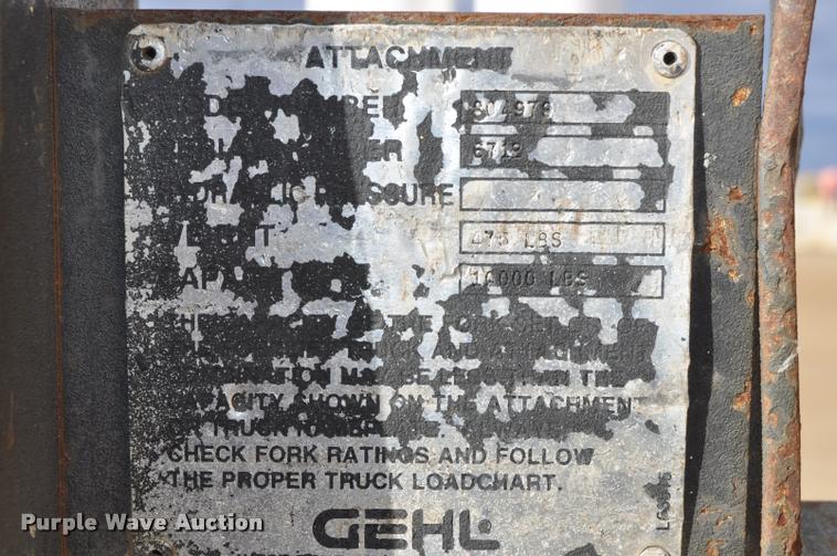 image for item L5057 1999 Gehl DL6L-40 telehandler